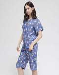 Disney Short Sleeve Pyjama Capri Pooh Honey Rayon