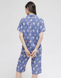 Disney Short Sleeve Pyjama Capri Pooh Honey Rayon
