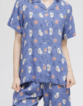 Disney Short Sleeve Pyjama Capri Pooh Honey Rayon