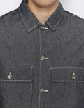 d&f Jacket Denim Import With 2 Pocket