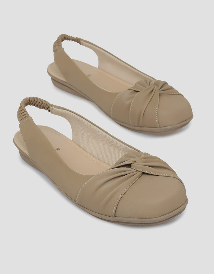 St. Yves Ribbon Slingback Sepatu Flat Wanita