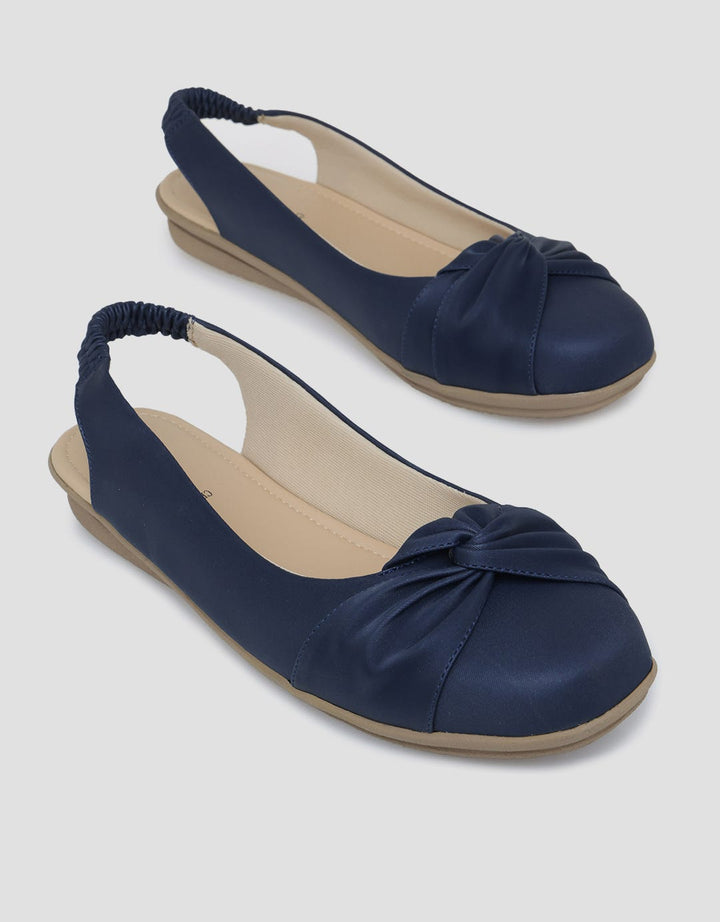 St. Yves Ribbon Slingback Sepatu Flat Wanita