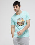 T Zone Short Sleeve T-Shirt Print Theme Joyfull Vacation - Wave