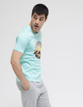T Zone Short Sleeve T-Shirt Print Theme Joyfull Vacation - Wave