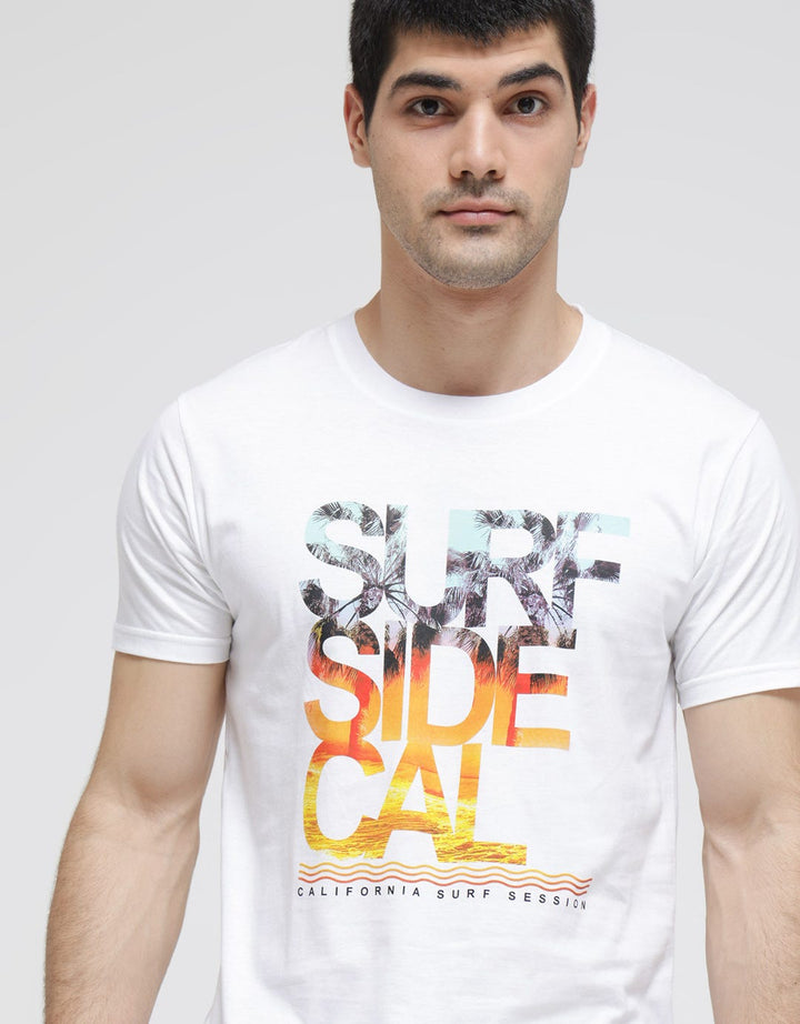 T Zone Short Sleeve T-Shirt Print Theme Joyfull Vacation - Surf Side
