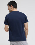 T Zone Blue Ocean Print Men's T-Shirt