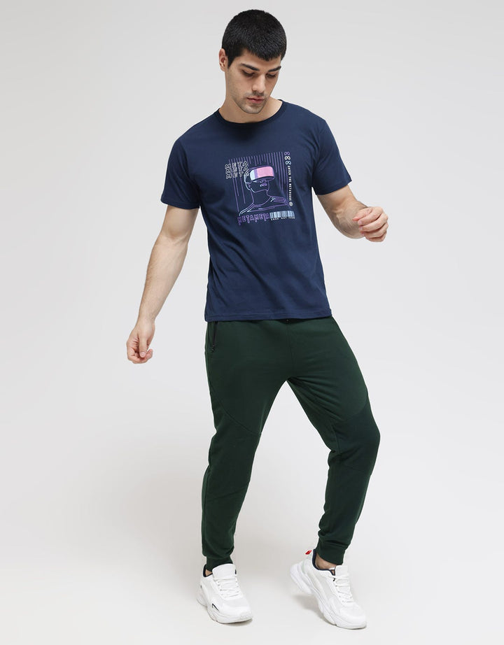 T Zone Short Sleeve T-Shirt Print Theme Analog Dimension - Metameta