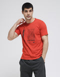T Zone Short Sleeve T-Shirt Print Theme Analog Dimension - Paradise