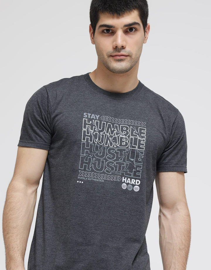 T Zone Short Sleeve T-Shirt Print Theme Analog Dimension - Humble Hustle