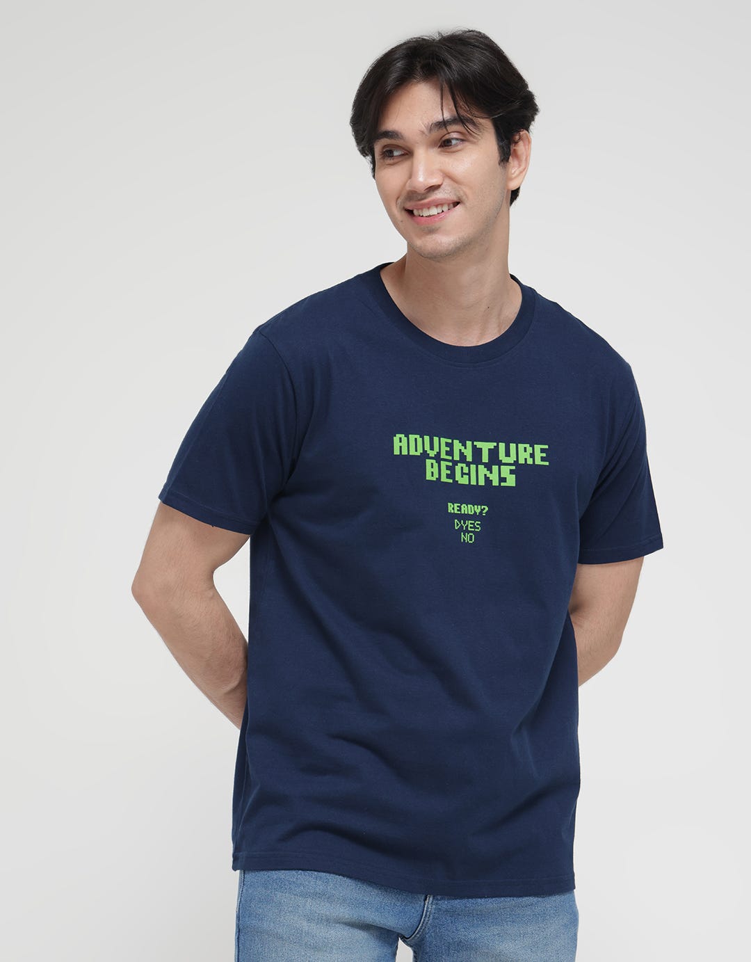 T Zone Pixel Art Adventure Begins Men's T-Shirt
