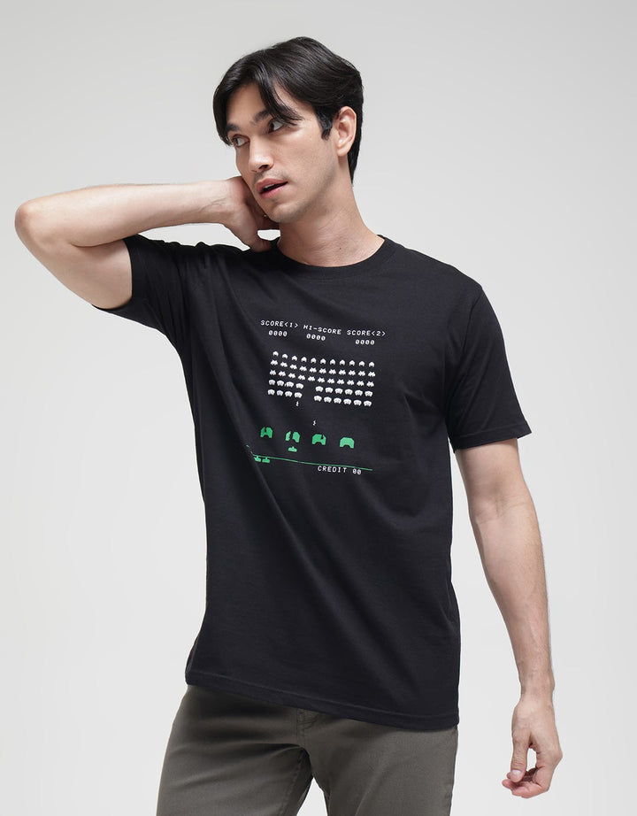 T Zone Short Sleeve T-Shirt Big Size Pixel Art