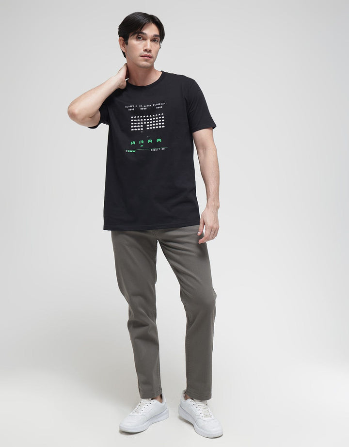 T Zone Short Sleeve T-Shirt Big Size Pixel Art