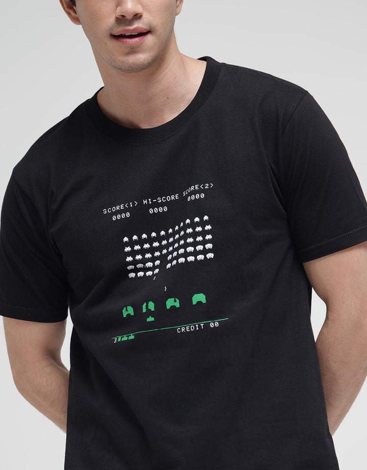 T Zone Short Sleeve T-Shirt Big Size Pixel Art