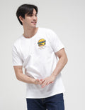 T Zone Short Sleeve T-Shirt Big Size Print Theme Pixel Art - Burger