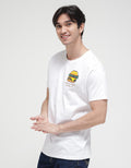T Zone Short Sleeve T-Shirt Big Size Print Theme Pixel Art - Burger