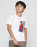Marvel Spiderman Half Body Splatter Kaos Anak Laki-Laki