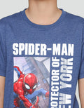 Marvel Boys T-shirt Print Spiderman New York Jump