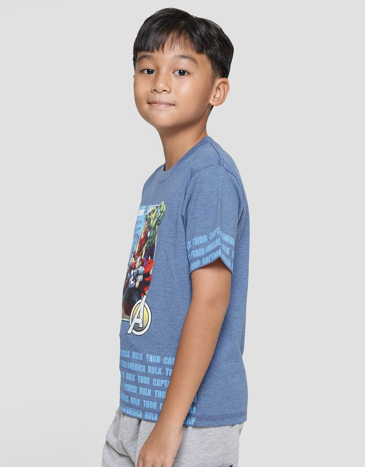 Marvel Avengers Team Mighty Heroes Name Boys T-Shirt