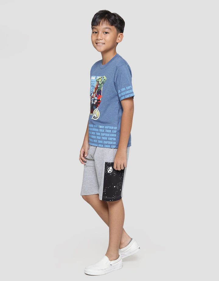 Marvel Avengers Team Mighty Heroes Name Boys T-Shirt