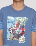 Marvel Avengers Team Mighty Heroes Name Boys T-Shirt