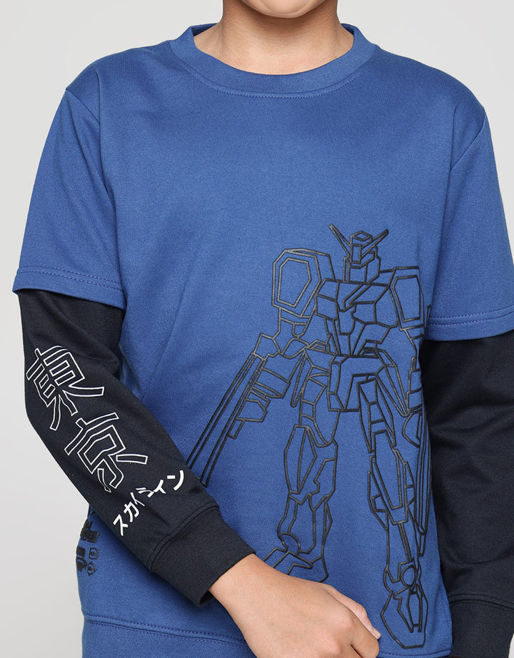 Aero Fast Robot Sweatshirt Anak Laki-laki
