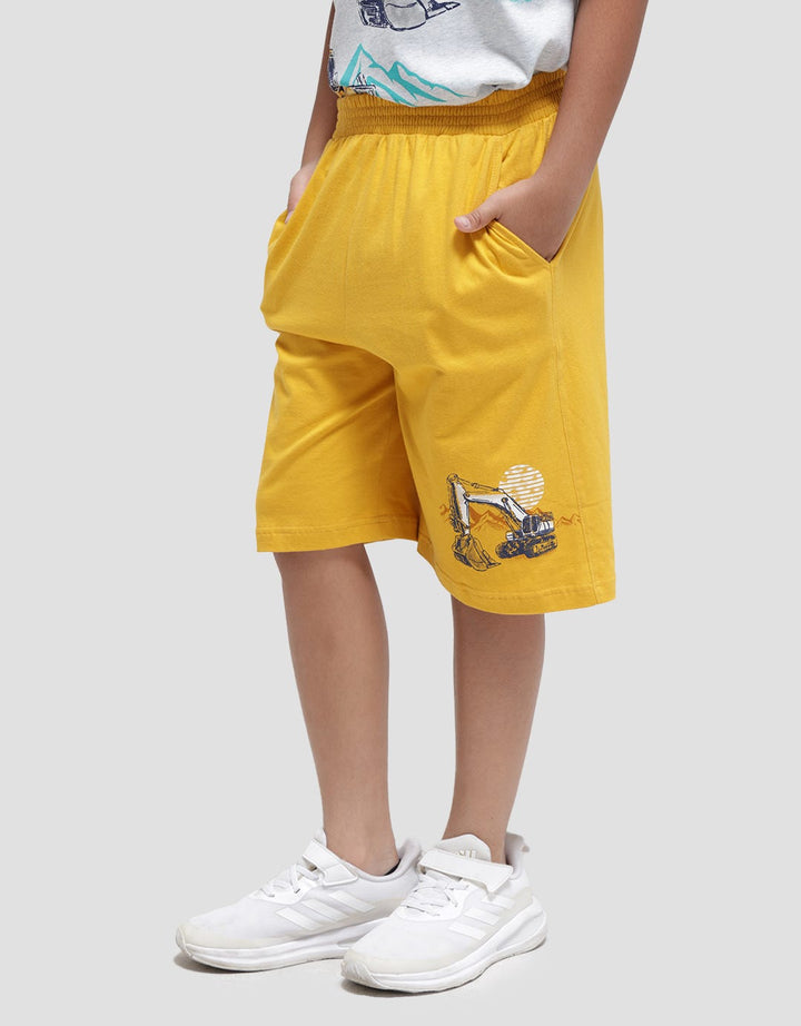 Aero Short Pants Digger Truck