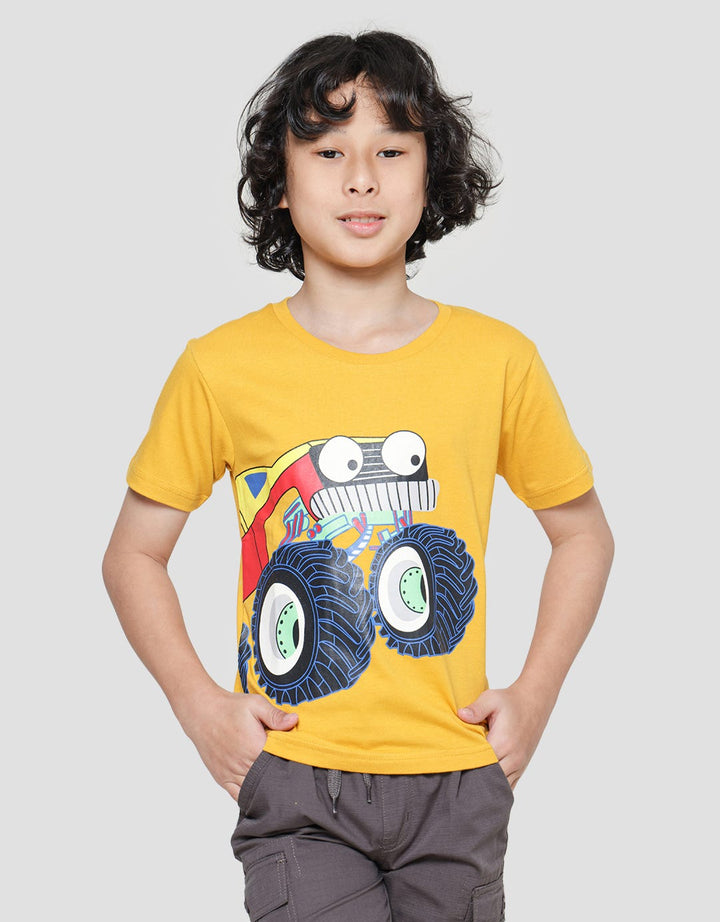 Little M Car Big Kaos Anak Laki-laki