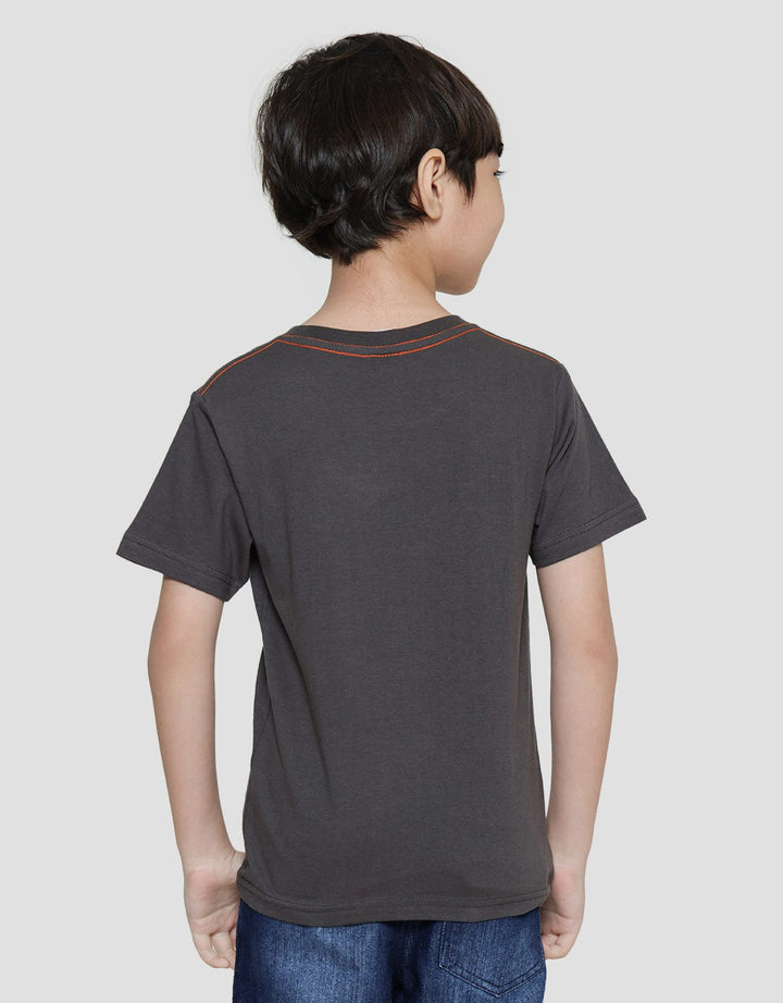 Little M Dino Kaos Lengan Pendek Anak Laki-Laki