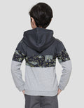 Little M Print Abstrak Cut N Sewn Jaket Anak Laki-Laki