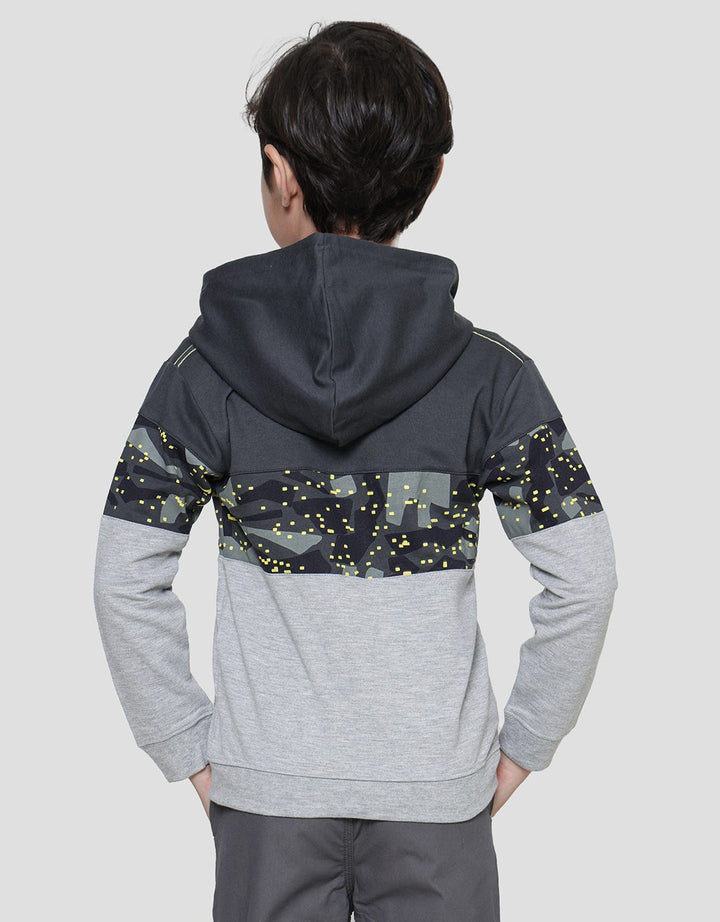 Little M Print Abstrak Cut N Sewn Jaket Anak Laki-Laki