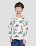 Little M Dino Print Sweater Anak Laki-laki
