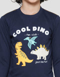 Little M Cool Dino Aplikasi Sweater Anak Laki-Laki