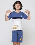Little M CST Car Print Kaos Anak Laki-laki