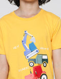 Little M Roar Truck Kaos Anak Laki-laki