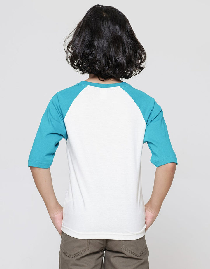 Little M Kaos Raglan 3/4 Anak Laki-laki Print Muddy Squad