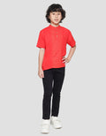 Little M Seasonal Cny Shanghai Collar Kemeja Anak Laki-Laki