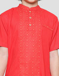 Little M Seasonal Cny Shanghai Collar Kemeja Anak Laki-Laki