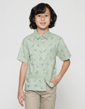 Little M Short Sleeve Shirt Fullprint Dino