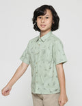 Little M Short Sleeve Shirt Fullprint Dino