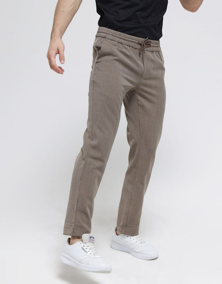 Details Long Pants Fashion Houndstooth