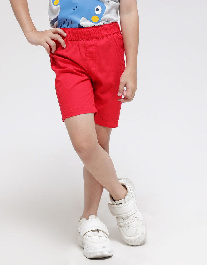 Little M Twill Woven Celana Pendek Anak Laki-laki