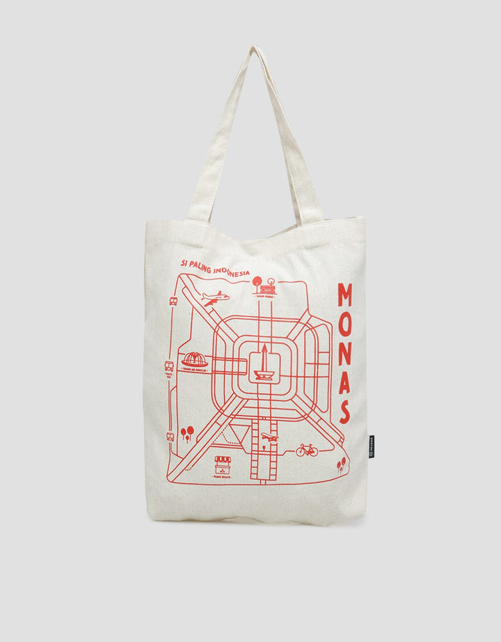 Nevada Monas Print Tas Totebag Unisex