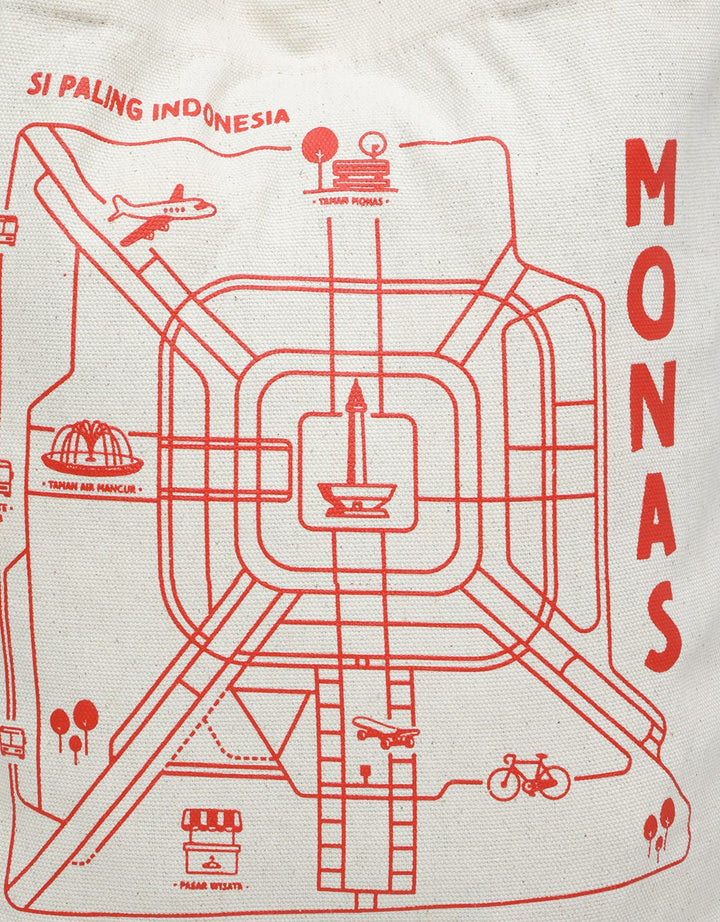 Nevada Monas Print Tas Totebag Unisex