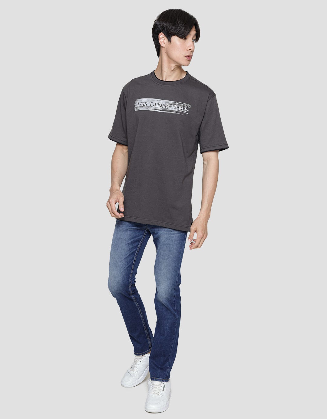 LGS Design Print Casual Men's T-shirts