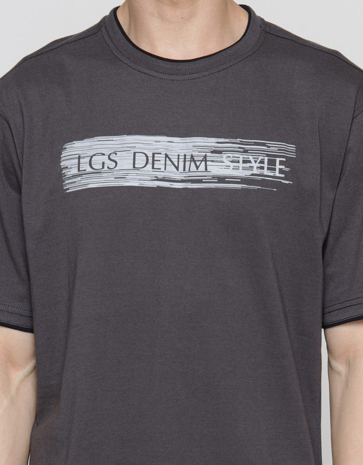LGS Design Print Casual Men's T-shirts