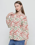 Expand Saire Blouse Print Floral Wanita