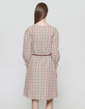 Expand Xetaya Dress Belt Wanita Print Square
