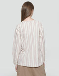 Expand Retta Blouse Wanita Motif Garis