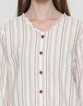 Expand Retta Blouse Wanita Motif Garis