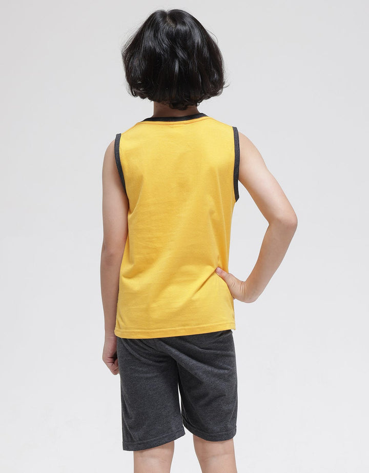 Little M Top - Bottom Brachiosaurus Singlet Suit